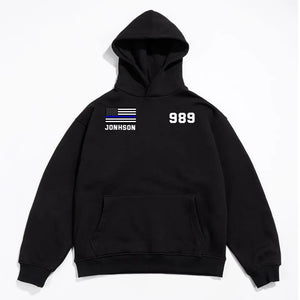 Personalized US Police Custom Name & ID Hoodie 2D Printed KVH231641