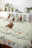 Personalized Upload Your Horse Photo God Says You Are Horse Lovers Gift Bedding Set Printed HN231695