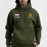 Personalized Netherlands Veteran/Soldier Custom Name & Time Hoodie 2D Printed KVH231708