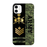 Personalized Canadian Armed Forces Logo Custom Name Phonecase Printed 231721AHVA