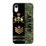 Personalized Canadian Armed Forces Logo Custom Name Phonecase Printed 231721AHVA