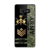 Personalized Canadian Armed Forces Logo Custom Name Phonecase Printed 231721AHVA