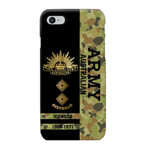 Personalized Australian Armed Forces Logo Custom Name Phonecase Printed 231721AHVA