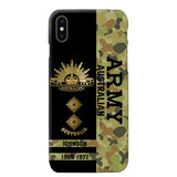 Personalized Australian Armed Forces Logo Custom Name Phonecase Printed 231721AHVA