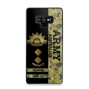 Personalized Australian Armed Forces Logo Custom Name Phonecase Printed 231721AHVA