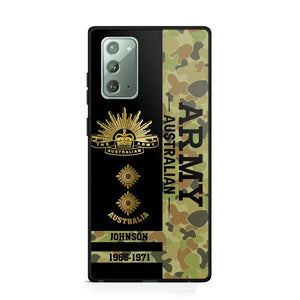 Personalized Australian Armed Forces Logo Custom Name Phonecase Printed 231721AHVA