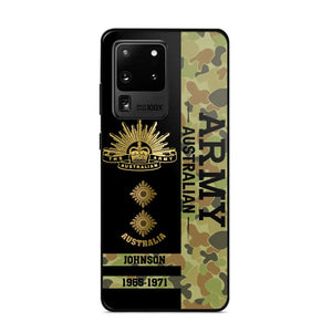 Personalized Australian Armed Forces Logo Custom Name Phonecase Printed 231721AHVA