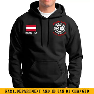 Personalized Austrian Firefighter Custom Name & Department Hoodie 2D Printed KVH231731