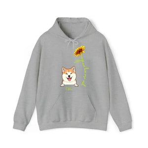 Personalized You Are My Sunshine Sunflower Dog Mom Dog Lovers Gift Hoodie 2D Printed HN231748