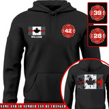 Personalized Canadian Firefighter Custom Name & ID Hoodie 2D Printed VQ231749