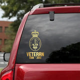 Personalized Australian Military Veteran Retired Decal Printed QTVQ1758