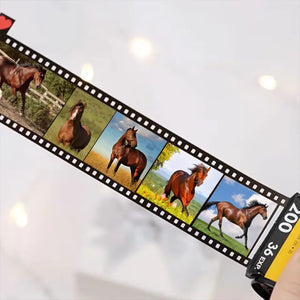 Personalized 1-15 Photos Film Roll Keychain Custom Photo Gifts For Horse Lover Camera Roll Gift Birthday gifts HN231771