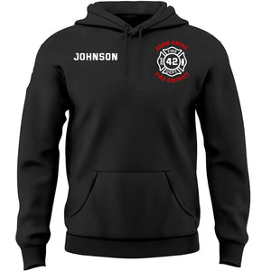 Personalized US Retired Firefighter Custom Time Hoodie 2D Printed 2421AHHN