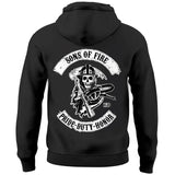 Personalized US Retired Firefighter Custom Time Hoodie 2D Printed QTVQ2433