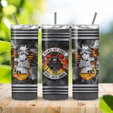 Personalized Sons of Fire Pride Duty Honor Firefighter Gift Skinny Tumbler Printed LAHHN2466