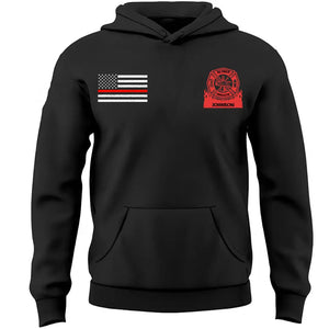 Personalized Retired US Firefighter Custom Name Hoodie 2D Printed QTLVA2493