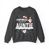 Personalized Happiness Is Being An Auntie Valentine's Day Gift Sweatshirt Printed HN24151