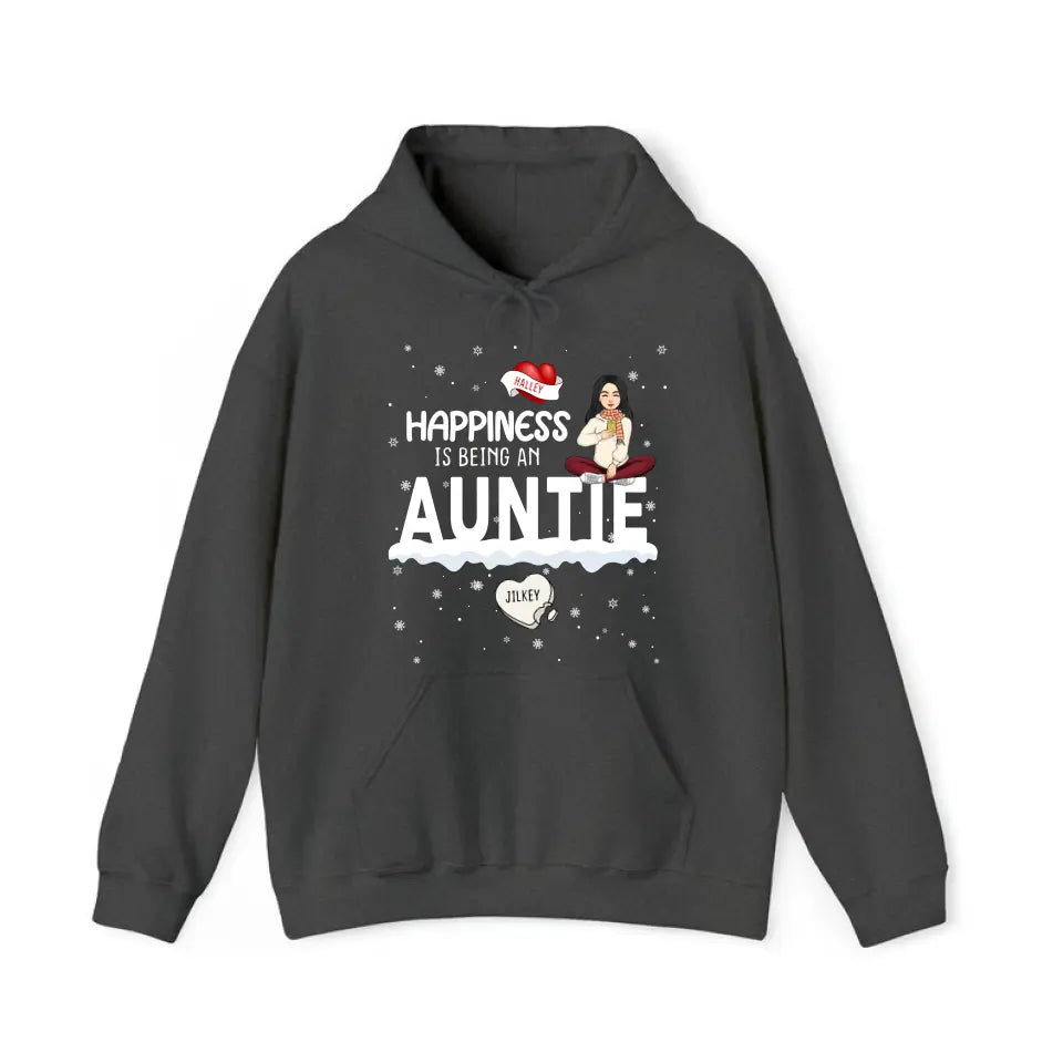 Personalized Happiness Is Being An Auntie Valentine's Day Gift Sweatshirt Printed HN24151