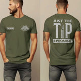 Personalized Just The Tip I Promise Australian Veteran T-shirt Printed QTLVA24208