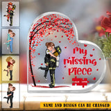 Personalized My Missing Piece Couple Gift Valentine's Day Gift Acrylic Plaque Printed QTKVH24267