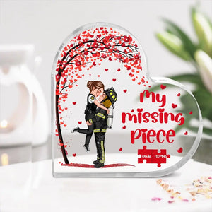 Personalized My Missing Piece Couple Gift Valentine's Day Gift Acrylic Plaque Printed QTKVH24267