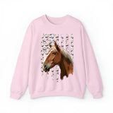 Personalized Upload Your Horse Photo Horse Lovers Gift Sweatshirt & Legging Printed QTHN24291