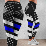 Personalized Taken By My Officer US Police Custom ID Legging Printed QTVQ24313