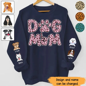 Personalized Dog Mom Dog Lovers Gift Sweatshirt Printed QTHN24395