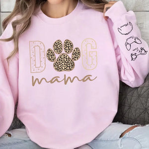 Personalized Dog Mama Dog Mom Dog Ears Line Sweatshirt Printed QTLVA24407