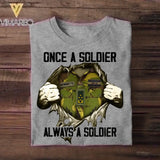 Personalized Once A Netherland Solider Always A Solider Rank Camo Tshirt Printed 22DEC-HQ19