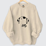 Personalized Dog Ears Line Dog Names Dog Lovers Gift Sweatshirt Printed HN24487