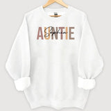 Personalized Auntie Mommy Gift Custom Name Sweatshirt Printed HN24504