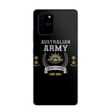 Personalized Australian Army Rank Camo Custom Name & Time Phonecase Printed AHVQ24540