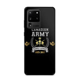 Personalized Canadian Army Rank Camo Custom Name & Time Phonecase Printed AHVQ24540