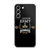 Personalized Canadian Army Rank Camo Custom Name & Time Phonecase Printed AHVQ24540