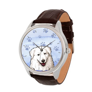 Personalized Dog Cute Dog Lovers Gift Women Watch Leather Band Printed HN24571