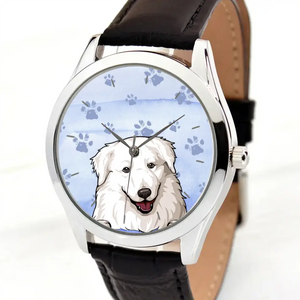 Personalized Dog Cute Dog Lovers Gift Women Watch Leather Band Printed HN24571