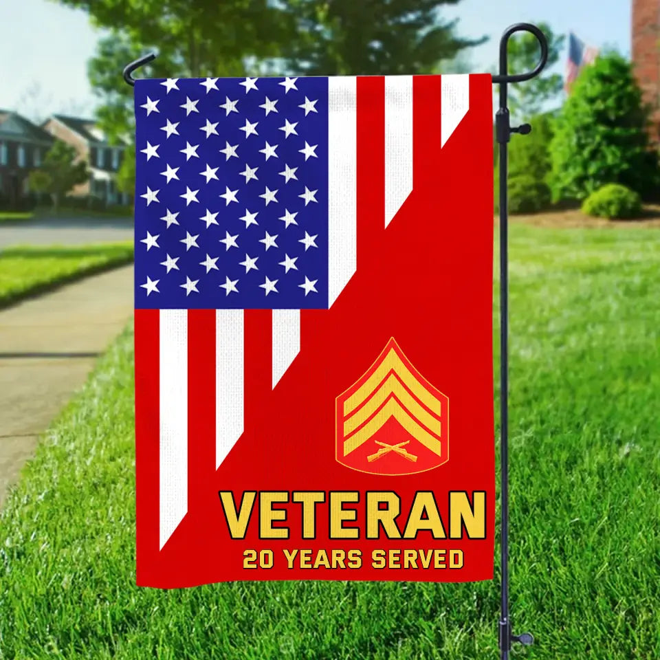 Personalized US Military Veteran Colorful Flag Printed QTKH1321