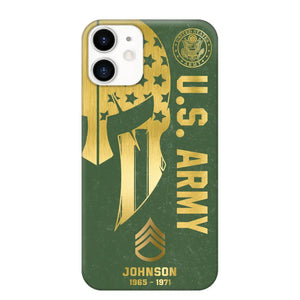 Personalized US Military Retired Phone Case Printed QTKH458