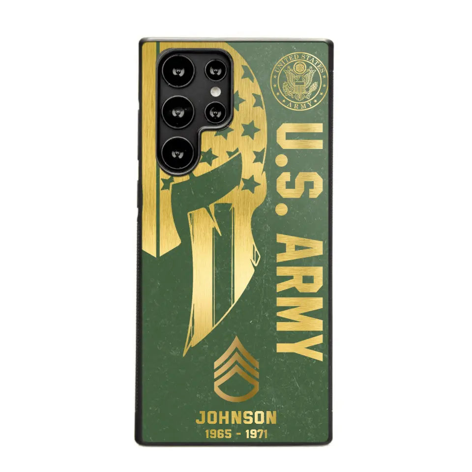 Personalized US Military Retired Phone Case Printed QTKH458