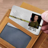 Personalized Upload Your Photo Australian Police Logo Custom Name & Time Aluminum Wallet Card Printed QTVQ24620