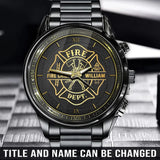 Personalized Fire Dept Firefighter Custom Name Watch Printed QTHN24647