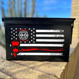 Personalized Firefighter Ammo Box Printed 24804VQ