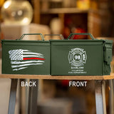 Personalized Firefighter Ammo Box Printed AHVH24811