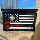 Personalized Firefighter Ammo Box Printed 24804VQ