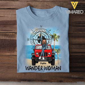 Personalized Jeep Girl Wander Woman T-shirt Printed HN24913