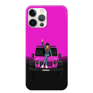 Personalized Jeep Girl Custom Name Phonecase Printed VQ24923