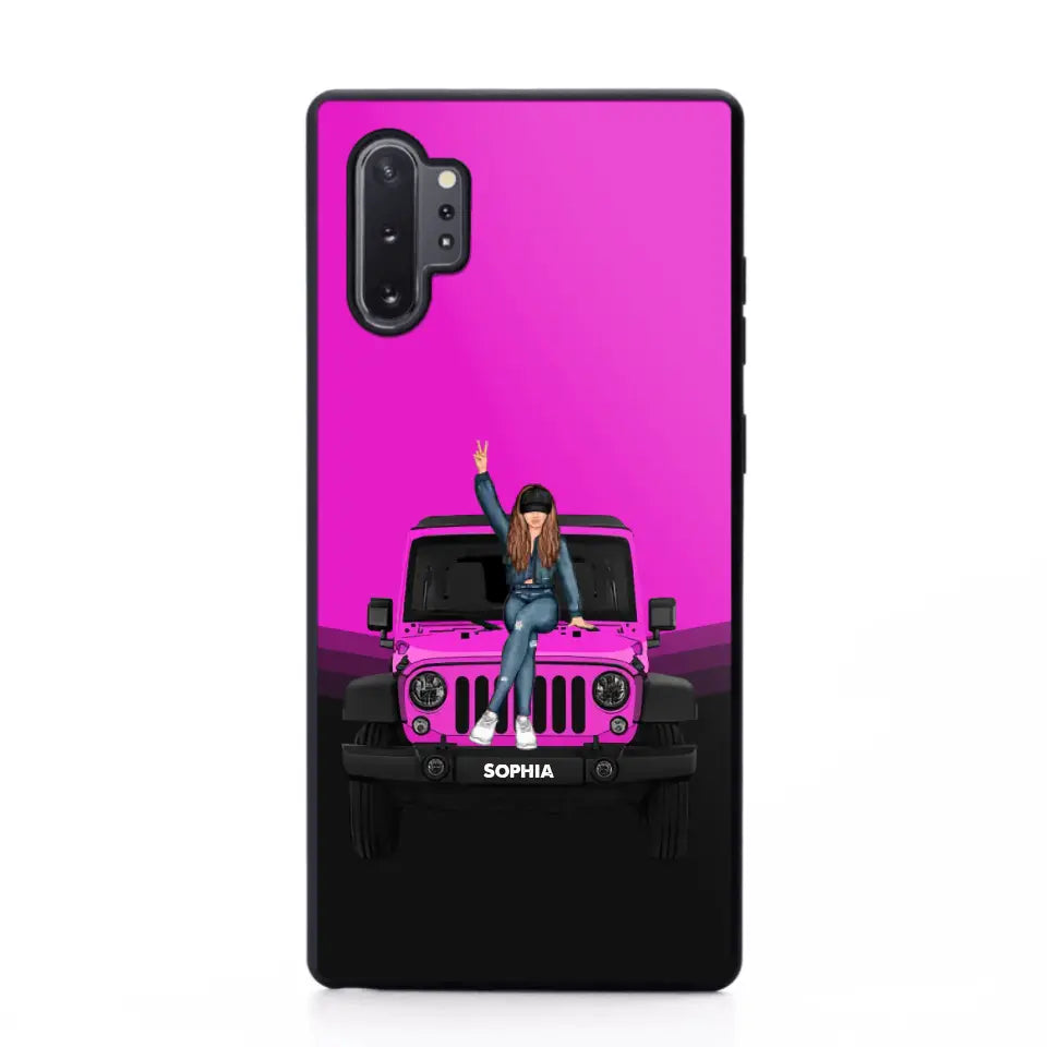 Personalized Jeep Girl Custom Name Phonecase Printed VQ24923