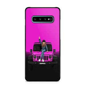 Personalized Jeep Girl Custom Name Phonecase Printed VQ24923