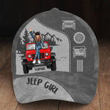 Personalized Jeep Girl Rock'in The Jeep Life Cap Printed HN24927